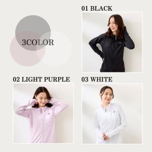 レディース 長袖ラッシュガード UVジャケット...の詳細画像5