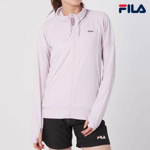 FILA フィラ レディス ブロックメッシュラッシュガード パープル 2297231