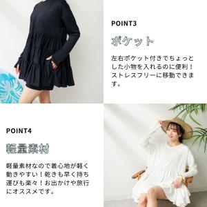 ラッシュガード レディース UVカット 体型カ...の詳細画像4