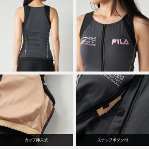フィットネス水着 レディース 体型カバー 半袖...の詳細画像1