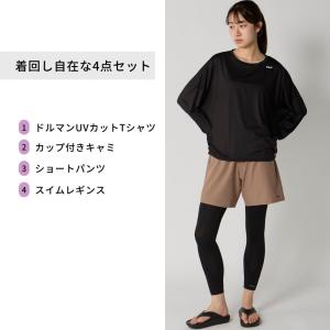 フィラ レギンス付きフィットネス水着4点 レデ...の詳細画像1
