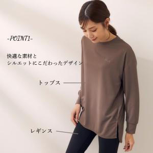 水陸両用フィットネスウェア ヨガウェア レディ...の詳細画像2
