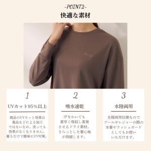 水陸両用フィットネスウェア ヨガウェア レディ...の詳細画像3