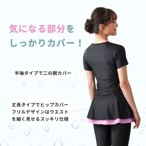 フィットネス水着 レディース チュニック 体型...の詳細画像3