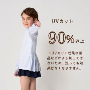 ラッシュガード キッズ おしゃれ OP フリル...の詳細画像1