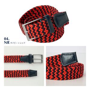 ベルト メンズ ゴルフ メッシュベルト 伸縮 ...の詳細画像4