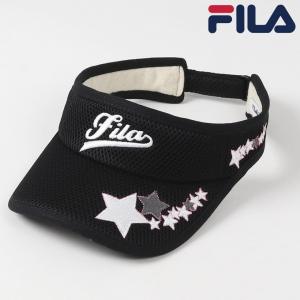 FILA GOLF フィラゴルフ レディース サンバイザー ブラック