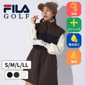 FILA GOLF フィラゴルフ ゴルフウェア ワンピース レディース 中綿 撥