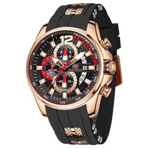 Watches for Mens MF MINI FOCUS Sport Watch Big Dial Analog Waterproof Lumin