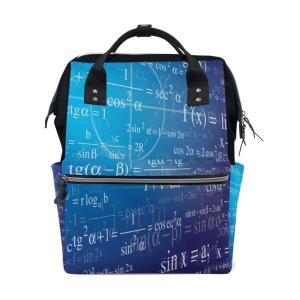 Mathematics Background Diaper Backpack Large Capacity Baby Bags Multi-Funct