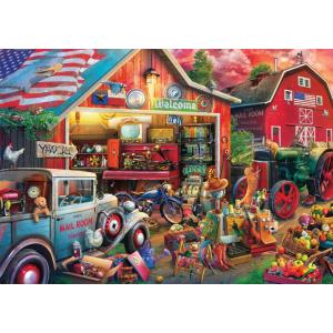 Buffalo Games - Country Life - Antique Barn - 500 ピース ジグソー パズル並行輸入
