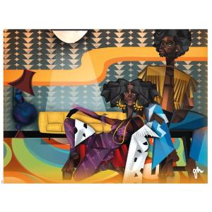 Ceaco - Jaleel Campbell - Got to Give It Up - 550 ピース ジグソー パズル並行輸入