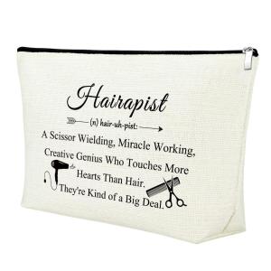 Appreciation Gift for Hairdresser Hair Stylist Gift Makeup Bag Barber Haird