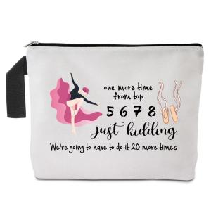 Dance Teacher Appreciation Gift for Women Travel Cosmetic Bag Dance Gifts f