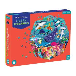Mudpuppy’s Ocean Terrarium 750 ピース Shaped パズル, Features Colorful Artwork, C