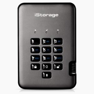iStorage diskAshur PRO2 HDD 安全なポータブルハードドライブFIPSレベル3認定 - パスワード保護 ほこりや耐水性 ポータ
