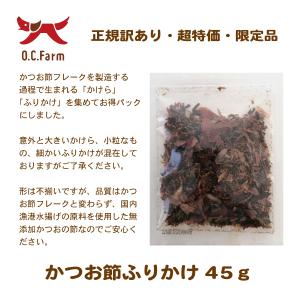 在庫限り アウトレット 国内漁港水揚げの原料使用！ かつお節ふりかけ 45ｇ