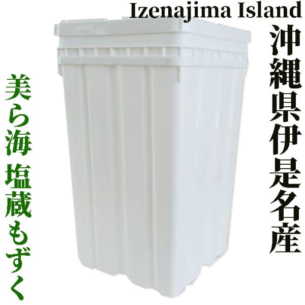 徳用サイズ　伊是名もずく　塩蔵　18kg　伊是名漁協　沖縄県いぜな産　伊是名モズク  シャキシャキ ...