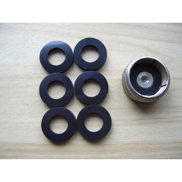 Coleman-コールマンランタン・ストーブ用ビスなし燃料キャップパッキン 6枚セット