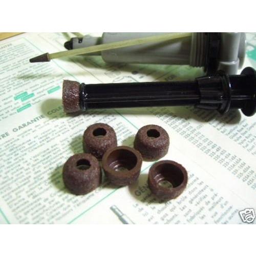 Tilleyランプ(MSRストーブ)用 革ポンプカップ(16.5mm) 5個セット