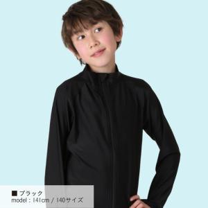 ラッシュガード キッズ スクール水着 フード無...の詳細画像3