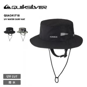 QUIKSILVER/クイックシルバー メンズ サーフハット 帽子 ビーチハット UVカット 紫外線対策 紐付き サーフィン  QSA241718｜ocstyle