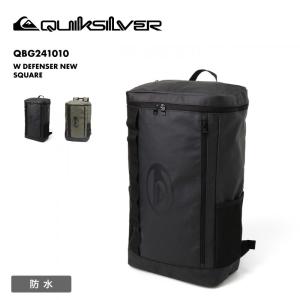 QUIKSILVER/クイックシルバー メンズ 防水バッグ バックパック リュック 大容量 耐水 タピール素材 通学  QBG241010｜ocstyle