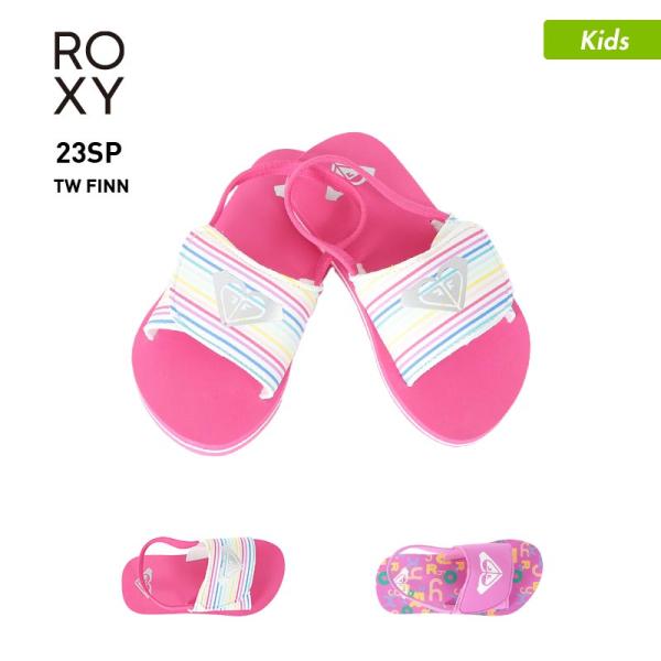 ロキシー キッズ ビーチサンダル ビーサン ペタサンダル コンフォートサンダル ビーチ 海水浴 プー...