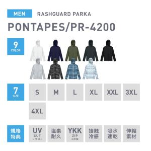 ラッシュガード メンズ 長袖 パーカー UPF...の詳細画像1