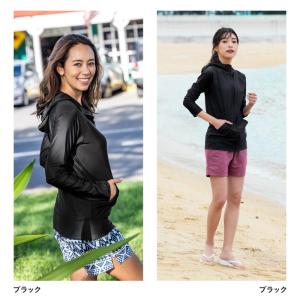 ラッシュガード パーカー レディース フード付...の詳細画像3