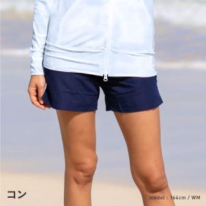 サーフパンツ レディース 水着 ミドル丈 ボー...の詳細画像2
