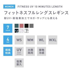 スポーツレギンス 10分丈 レディース 吸汗速...の詳細画像1