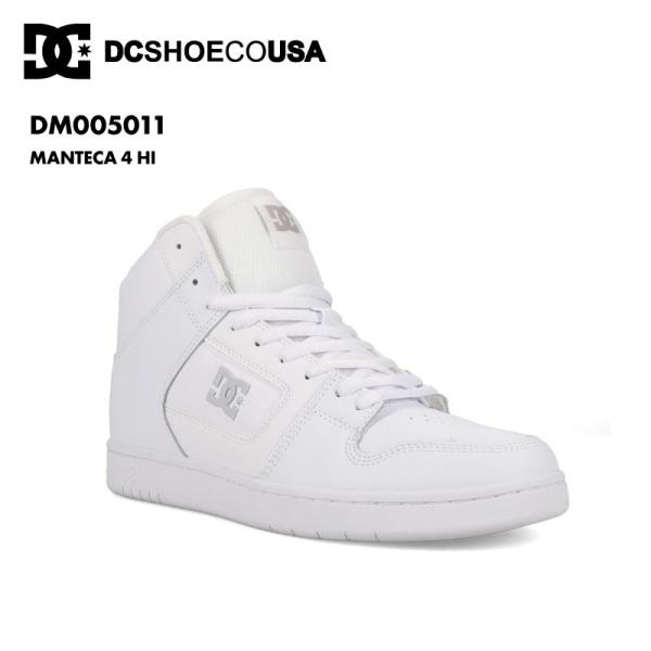 ディーシー スニーカー ハイカット シューズ メンズ ホワイト 白 26.5cm MANTECA 4...