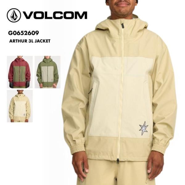VOLCOM/ボルコム スノーボードウェア メンズ スノー ジャケット 3レイヤー ベンチレーション...