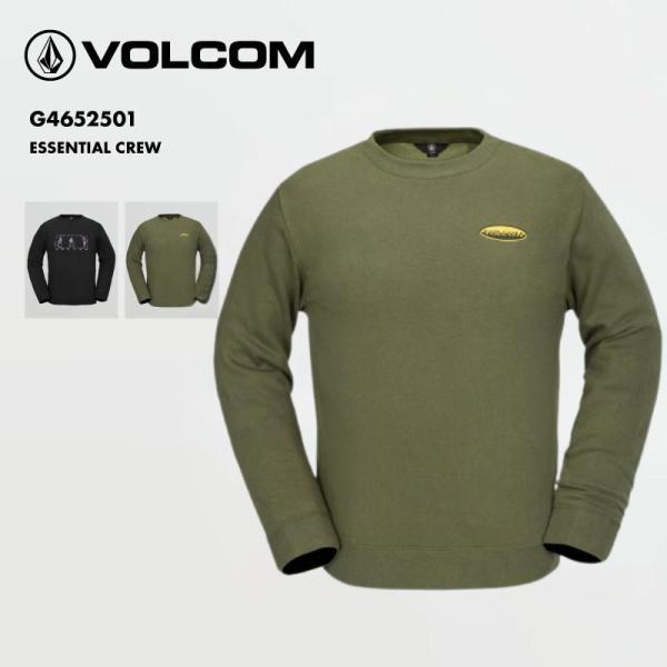 ボルコム メンズ フリース トレーナー ESSENTIAL CREW 2025 SNOW スノーボー...