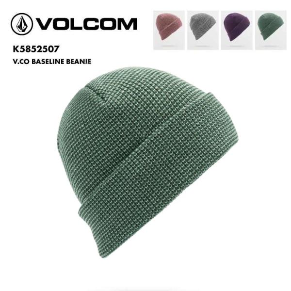 ボルコム ニット帽 レディース V.CO BASELINE BEANIE 2025 SNOW 帽子 ...