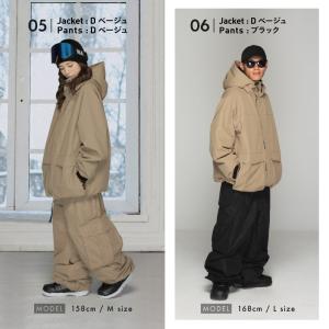 スノーボードウェア 上下セット スノボウェア ...の詳細画像5