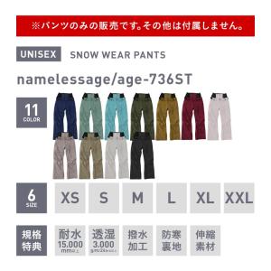 スノーボードウェア メンズ スキーウェア パン...の詳細画像2