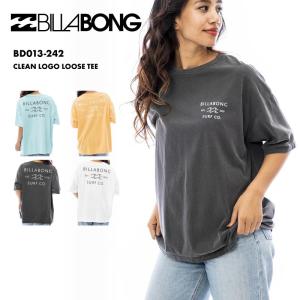 BILLABONG/ビラボン レディース Tシャツ CLEAN LOGO LOOSE TEE 2023 SUMMER 半そで 半袖 春夏 体型カバー 大きめ ブランド BD013-242｜ocstyle