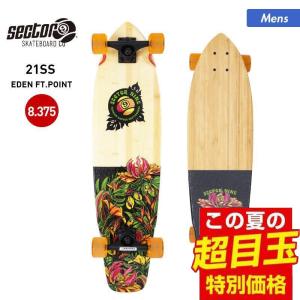 【SALE】 SECTOR9/セクターナイン クルーザーデッキ クルーザーデッキ 8,375インチセット スケートボード スケボー 完成品 EDEN FT.POINT｜ocstyle