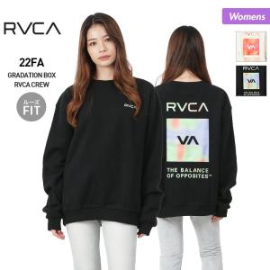 RVCA/ルーカ レディース トレーナー プルオーバー バックロゴ 長袖 BC044-030