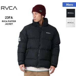 RVCA/ルーカ メンズ 中綿ジャケット BD042-782 防寒 軽量 カジュアル ジャケット フード付 男性用 ブランド 軽量 フード付き｜ocstyle