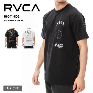 RVCA/ルーカ メンズ 半袖 ラッシュガード VA BARB SURF SS 2024 SPRING ティーシャツ UVカット 水着 海水浴 プール BE041-803｜ocstyle