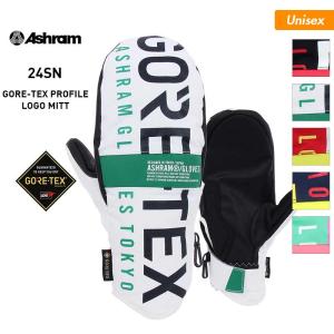 ASHRAM/アシュラム メンズ レディース GORE-TEX スノーグローブ PROFILE_LOGO_MITT スノーボード ゴアテックス スノー グローブ 手袋｜ocstyle