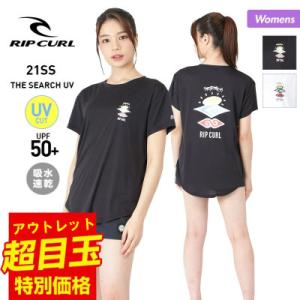 RIPCURL/リップカール レディース 半袖 半そで ラッシュガード Tシャツ 吸水速乾 UVカッ...