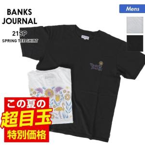 【SALE】 BANKS JOURNAL/バンクスジャーナル メンズ 半袖 半そで Tシャツ ティーシャツ トップス クルーネック ロゴ ATS0550｜ocstyle
