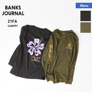 【SALE】 BANKS JOURNAL/バンクスジャーナル メンズ ロングTシャツ 長袖 Tシャツ ティーシャツ ロンT トップス バックプリント ALT0063｜ocstyle