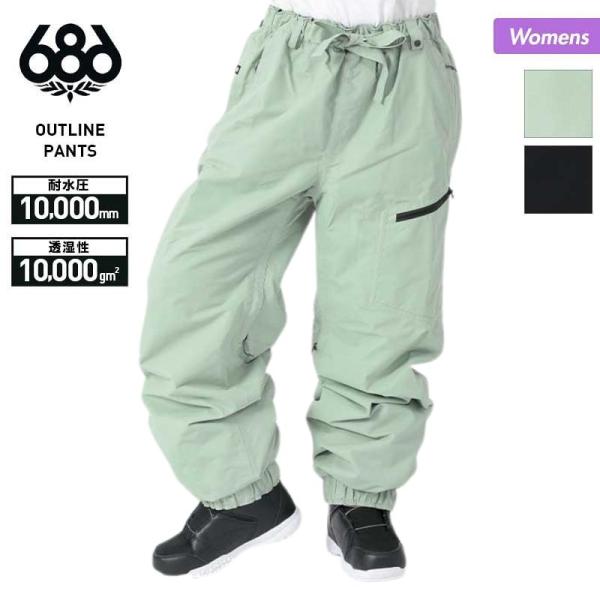 686/シックスエイトシックス レディース スノージブパンツ M3WN410 スノーパンツ ベンチレ...