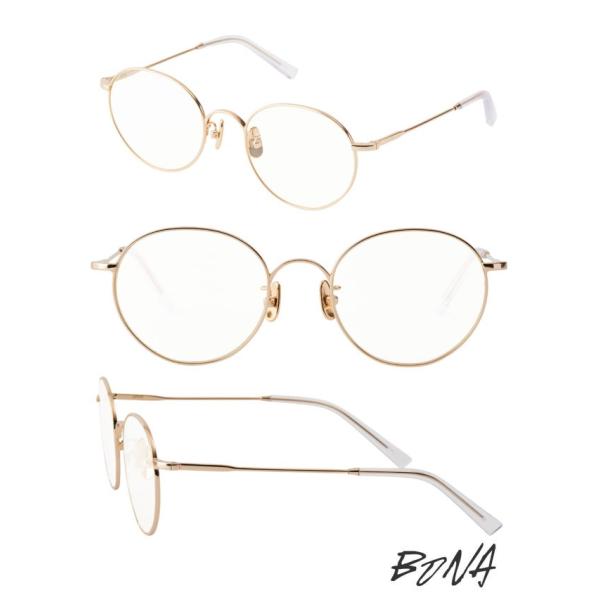 A.D.S.R. BONA 06 GOLD (CREAR) / ボナ サングラス ボストン メタルフ...