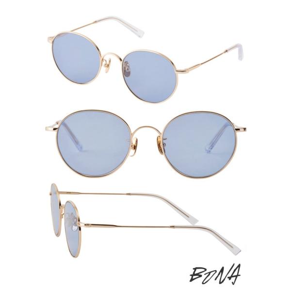 A.D.S.R. BONA 06 GOLD (Lt.BLUE) / ボナ サングラス ボストン メタ...